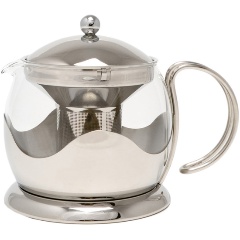 Изображение товара Заварочный чайник KITCHEN CRAFT La Cafeterie LCTPOT2CPSS 660 мл стекло