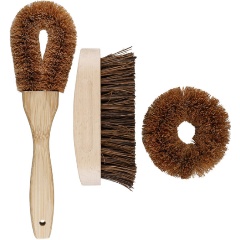 Изображение товара Набор из 3 щеток KITCHEN CRAFT Natural Elements (NEBRUSH3PC)