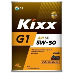 Изображение товара Моторное масло KIXX G1 SP 5W-50 синтетическое 4 л