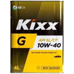 Изображение товара Моторное масло KIXX G SL/CF 10W-40 полусинтетическое 4 л