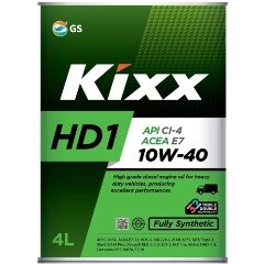 Изображение товара Моторное масло KIXX HD1 10W-40 синтетическое 4 л