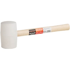 Изображение товара Киянка резиновая STARTUL MASTER белая 0,45кг с дер. ручкой (ST2015-65)