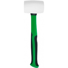 Изображение товара Киянка резиновая (белая) с фибергласовой рукояткой Oasis Eco 680 г_103010901002