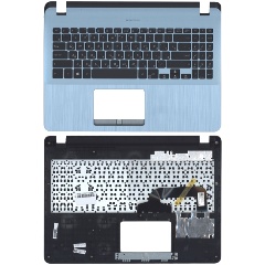 Изображение товара Клавиатура AMPERIN для ноутбука Asus X507 X507U топкейс голубой