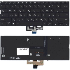 Изображение товара Клавиатура AMPERIN для ноутбука Asus Zenbook 14 UM433DA черная