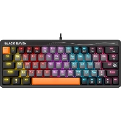 Изображение товара Клавиатура Defender Black Raven GK-417 RU серый