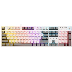Изображение товара Клавиатура DEFENDER Dasher GK-472 RU серый/белый
