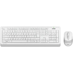 Изображение товара Клавиатура и мышь беспроводные A4tech Fstyler FG1010S (белый/серый)