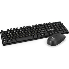 Изображение товара Клавиатура и мышь беспроводные EXEGATE Professional Standard Combo MK210 черный
