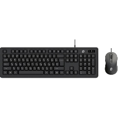 Изображение товара Клавиатура и мышь ОКЛИК S605 проводные черный (2025657)