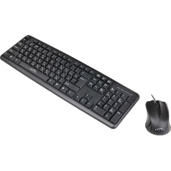 Изображение товара Комплект клавиатура и мышь Oklick 600M Black USB (337142)