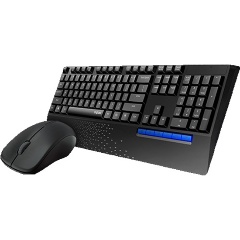 Изображение товара Клавиатура + мышь беспроводные Rapoo X1960 черный USB (1140102)