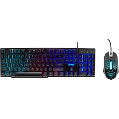 Изображение товара Клавиатура + мышь GMNG 400GMK черный USB LED (1546779)