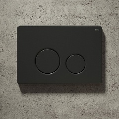 Изображение товара Клавиша смыва IDDIS Unisteel 001 UNS01MBi77 универсальная, чёрная