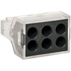 Изображение товара Клемма строительно-монтажная EKF СМК 773-106 6-проводная 1.0-2.5кв.мм (уп.50шт)
