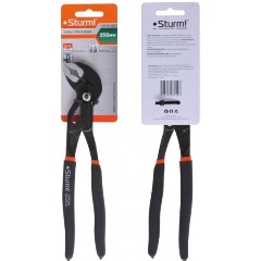 Изображение товара Клещи переставные 250мм(Галка) КНОПОЧНАЯ СИСТЕМА ФИКСАЦИИ,НАСЕЧ ГУБ,ПВХ РУК,Sturm!, Sturm! 1020-06-250