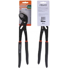 Изображение товара Клещи переставные 300мм(Галка) КНОПОЧНАЯ СИСТЕМА ФИКСАЦИИ,НАСЕЧ ГУБ,ПВХ РУК,Sturm!, Sturm! 1020-06-300