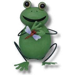 Изображение товара Декор для сада KLESTO Лягушка и стрекоза (Z27065)