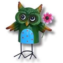 Изображение товара Декор для сада KLESTO Совушка с цветком (Z26971B)