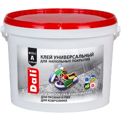 Изображение товара Клей для напольных покрытий Dali, универсальный, акриловый, 14 кг