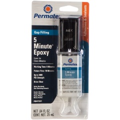 Изображение товара Клей эпоксидный универсальный PERMATEX прозрачный, сдвоенный шприц, 25мл