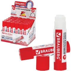 Изображение товара Клей-карандаш BRAUBERG 9 г для бумаги и фотографий