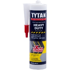 Изображение товара Клей монтажный каучуковый Tytan Professional Heavy Duty, 310 мл, бежевый