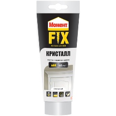 Изображение товара Клей монтажный Момент Fix Кристалл, 185 г, прозрачный