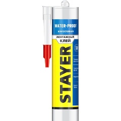 Изображение товара Клей монтажный STAYER Professional влагостойкий 280 мл 41325