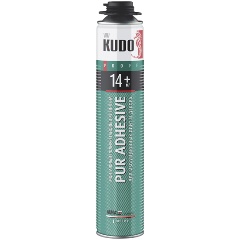 Изображение товара Клей-пена профессиональная для теплоизоляции Kudo Pur Adhesive Proff 14+, 1000 мл