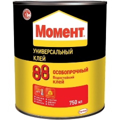Изображение товара Клей универсальный Момент 88 особопрочный водостойкий 750 мл , 1777022