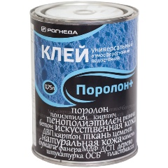 Изображение товара Клей универсальный водостойкий Рогнеда Поролон+, 0,75 л