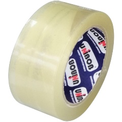 Изображение товара Клейкая лента упаковочная 48 мм х 60 м UNIBOB 60 мкм прозрачная 6шт/уп