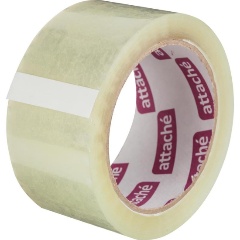 Изображение товара Клейкая лента упаковочная Attache 48 мм x 80 м, 45 мкм, прозрачная