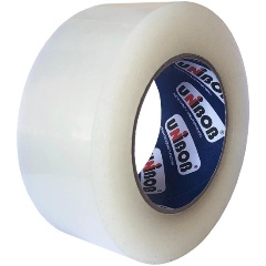 Изображение товара Клейкая лента упаковочная Unibob 48 мм х 198 м, 45 мкм, прозрачная