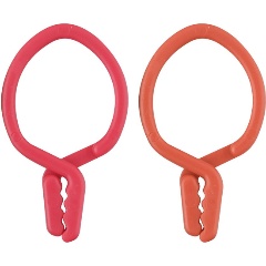 Изображение товара Набор клипс для полотенец МУЛЬТИДОМ J75-48, 4 см, 6 штук