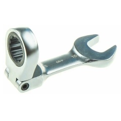 Изображение товара Ключ комбинированный ARNEZI трещоточный шарнирный короткий 15 мм