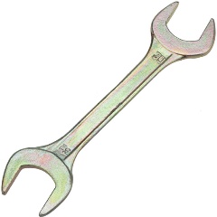 Изображение товара Ключ рожковый REXANT 30х32 мм желтый цинк