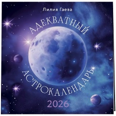 Изображение товара Книга Адекватный астрокалендарь. Календарь настенный на 2026 год (300х300 мм) (Гаевая Л.К.)