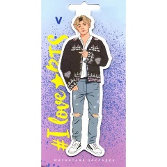 Изображение товара Книга Фигурная магнитная закладка. BTS. V