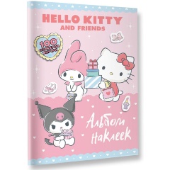 Изображение товара Книга Hello Kitty and Friends. Альбом наклеек (розовый)