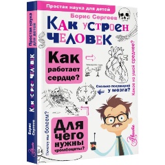 Изображение товара Как устроен человек Бориса Сергеева - книга о анатомии для школьников