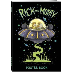 Изображение товара Книга Рик и Морти постер-бук 9 шт. оригинальная продукция для поклонников