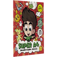 Изображение товара Книга Super A4. Большой альбом наклеек