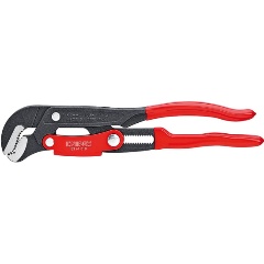 Изображение товара Ключ трубный KNIPEX 1", S-образные губки, с быстрой регулировкой, зев 42 мм, длина 330 мм, серый