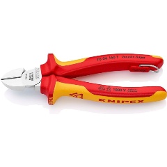 Изображение товара Бокорезы KNIPEX KN-7006160T, хромированные, 160 mm, со страховочным креплением