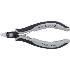 Изображение товара Бокорезы KNIPEX KN-7942125ZESD, прецизионные, для электроники, антистатические ESD, вороненые, 125 mm