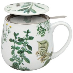 Изображение товара Заварочная кружка Koenitz Мой любимый чай с травами 400 мл с ситечком и крышкой