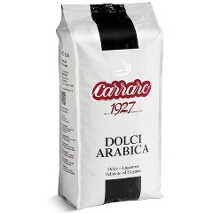 Изображение товара Кофе в зернах Carraro Dolci Arabica 1 кг насыщенный и мягкий вкус