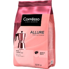 Изображение товара Кофе в зернах Coffesso ALLURE 1 кг - насыщенный бленд арабики и робусты